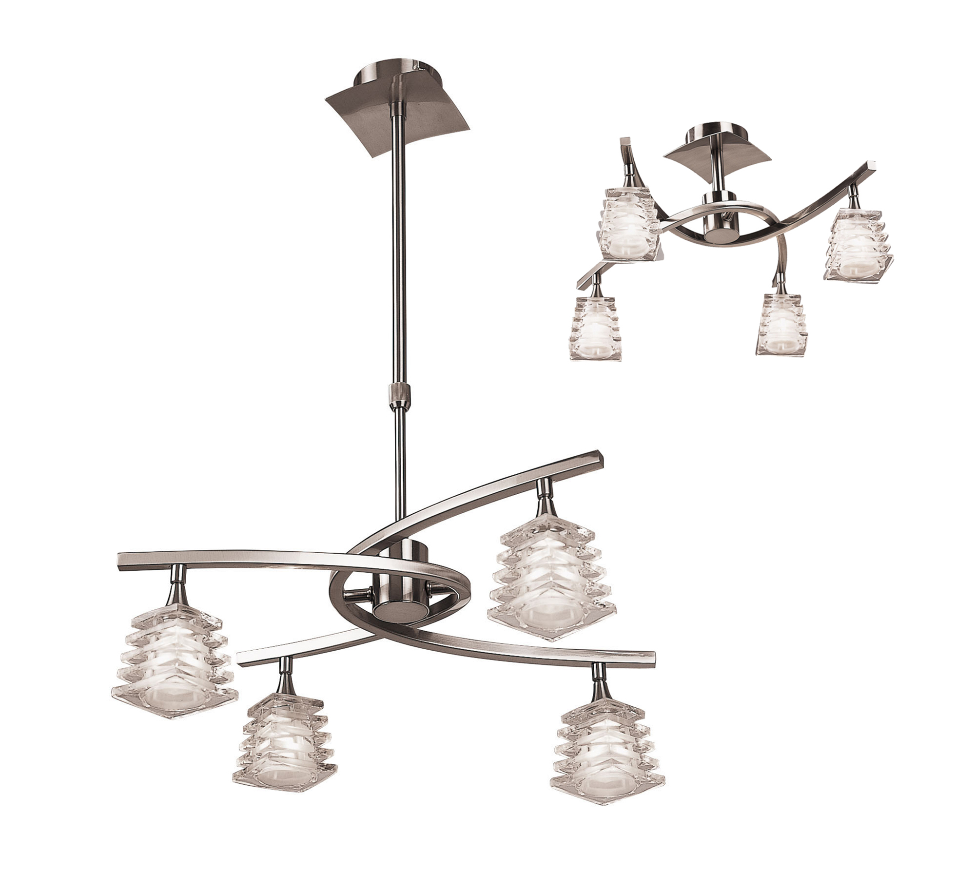 Keops Ceiling Lights Mantra Multi Arm Fittings